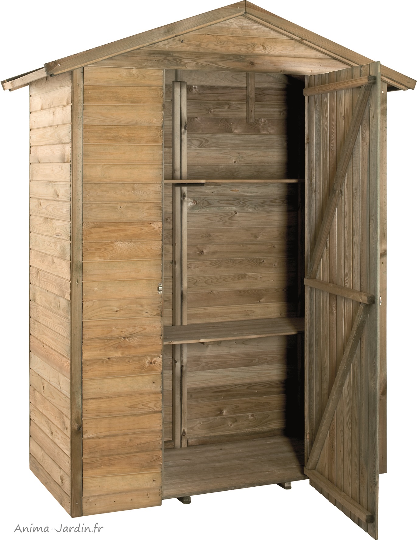 Armoire de rangement, bois autoclave, 0,98 m², petit abri de