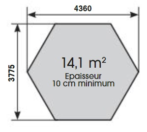 Plan dalle de béton-Azura 410-Ubbink-Anima-Jardin.fr