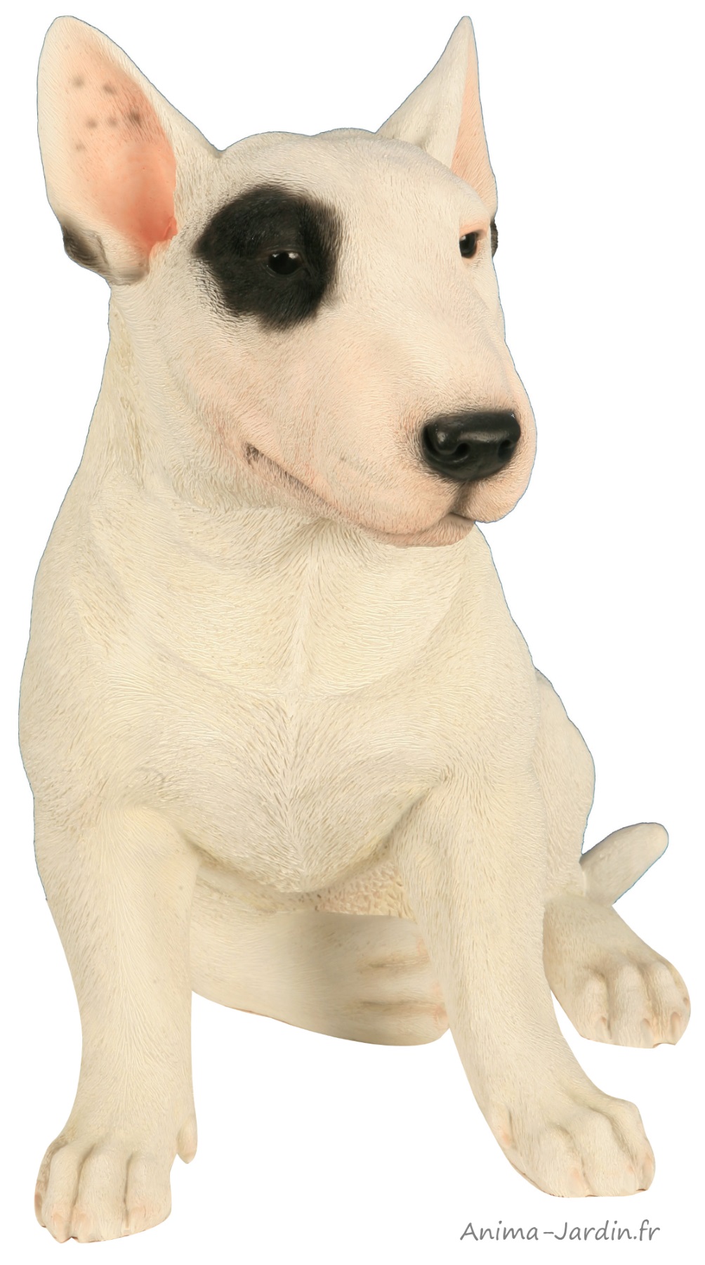 Bull Terrier-40cm-résine-chien-animal-décoration