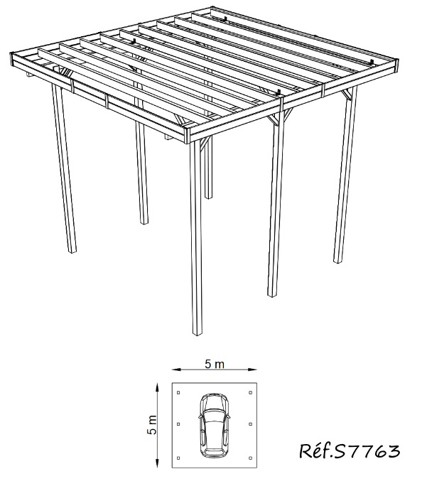 carport-bois-autoclave-charreterie-grand véhicule-anima-jardin.fr