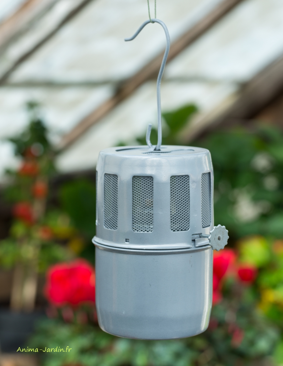 Chauffage à la paraffine pour serre de jardin-balcon 1m², antigel