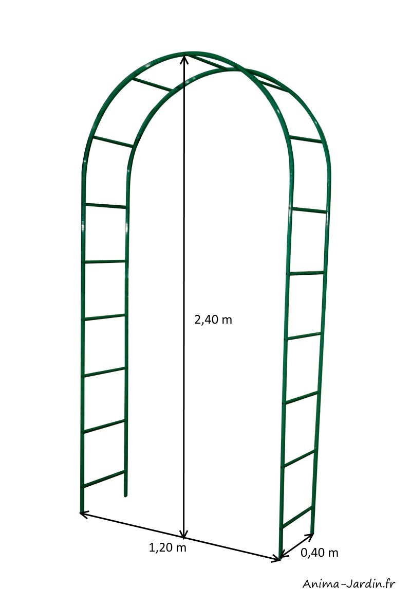 Arche-Classic Arch-décoration jardin-support plantes grimpantes-Nortène-Anima-Jardin.fr