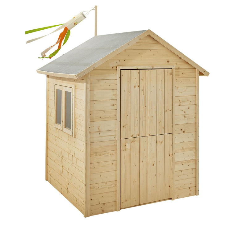 Maisonnette en bois-Garance-jeu pour enfant-cabane-Soulet-pas cher-achat-Anima-Jardin.fr