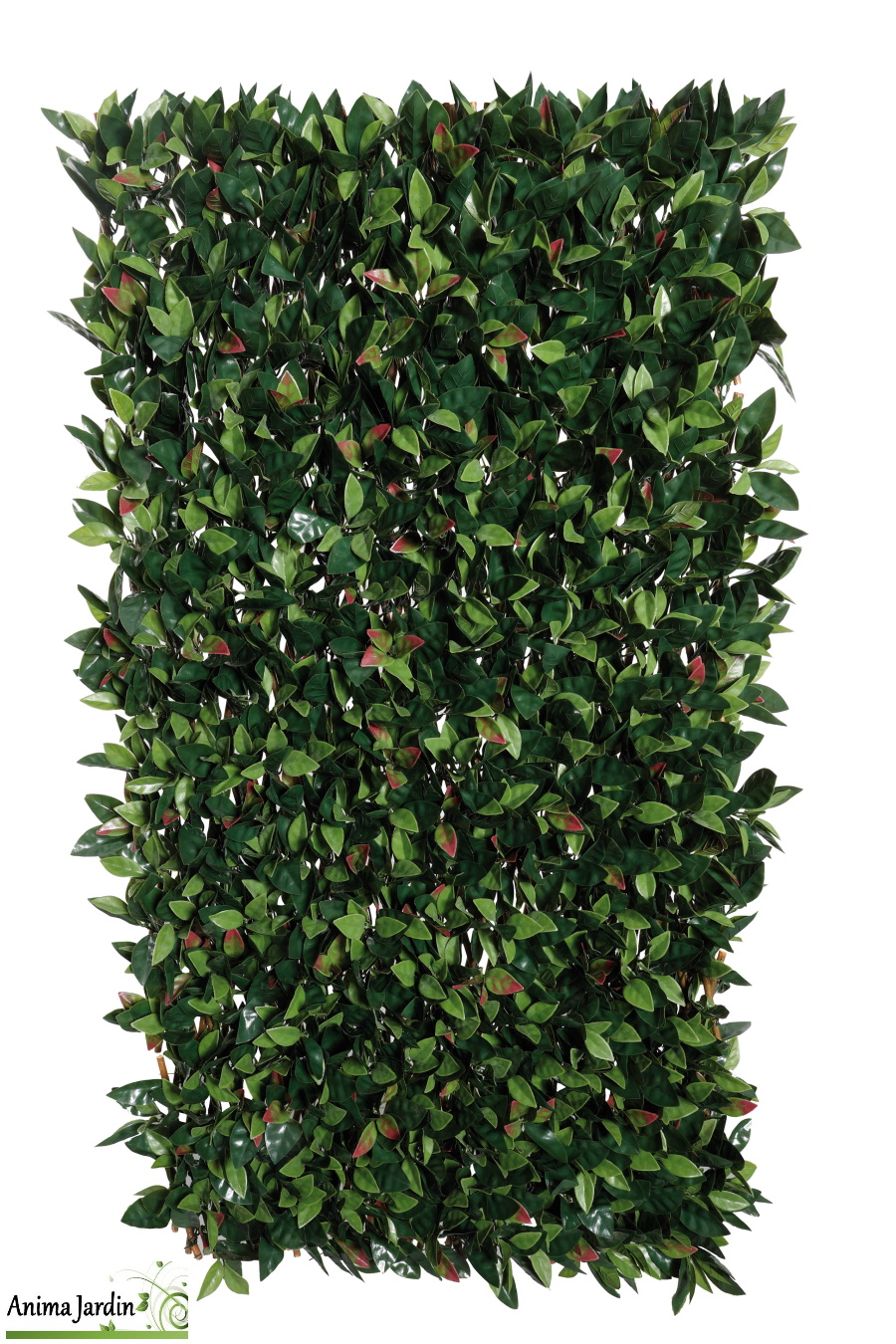 Treillis extensible en osier, Feuille Photinia, 2x1 m, ideal-garden-netlon-achat-pas-cher-anima-jardin.fr