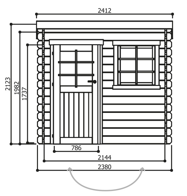 Abri de jardin-bois-chalet-cabane-dimensions-anima-jardin.fr