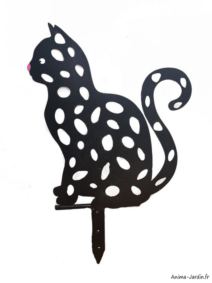 Silhouettes Chats - déco de jardin en métal - lot de 2, vente au meilleur  prix