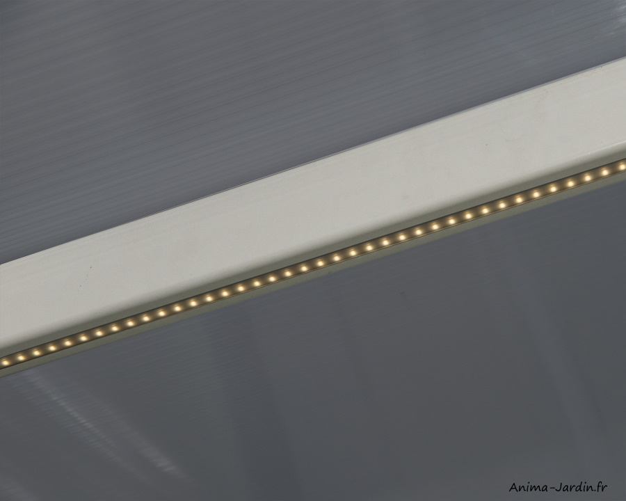 Barre lumineuse à LED, verande, pergola, serre, abris de jardin, Canopia,Anima-Jardin.fr