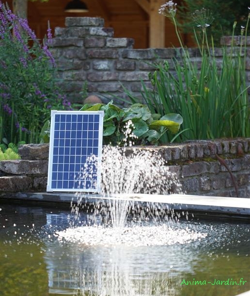 Garden mile Pompe à air submersible à énergie solaire pour bassin