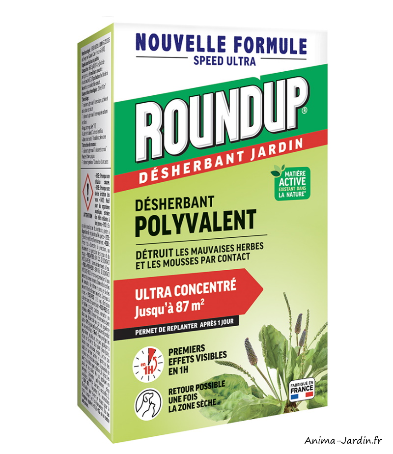 Désherbant jardin-Roundup-polyvalent-200 ml-jusqu'à 87 m²-Anima-Jardin.fr