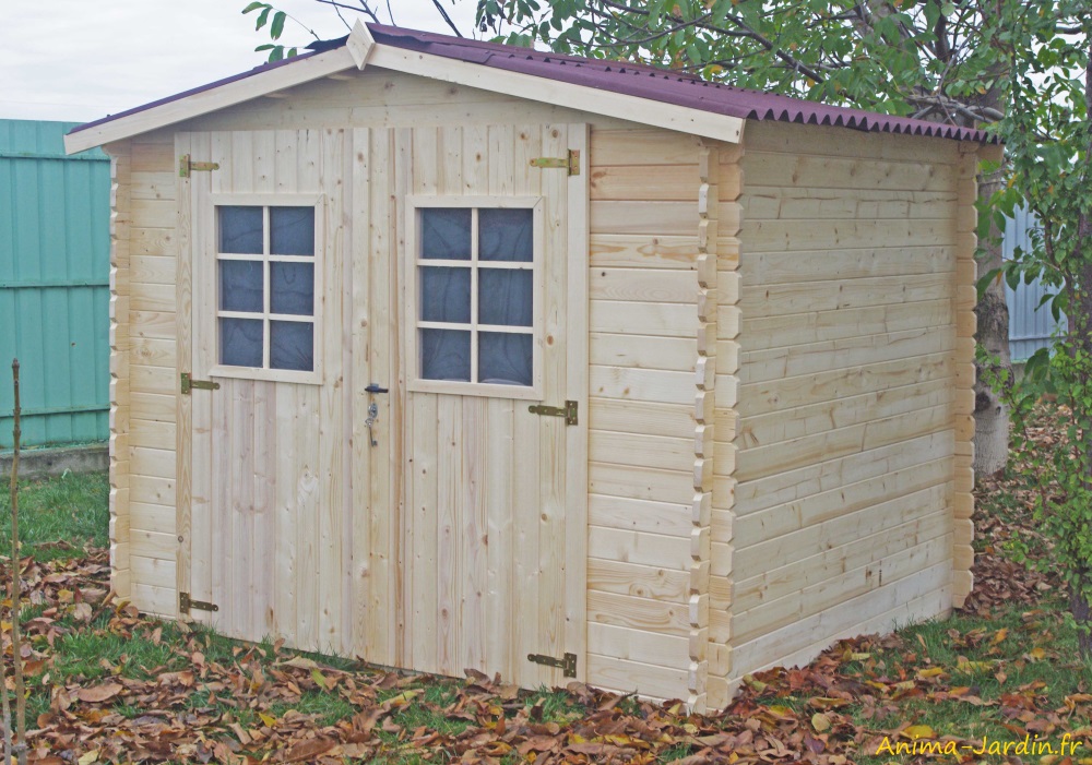 abri en bois-28mm-double portes-4,68m²-Foresta-Anima-Jardin.fr