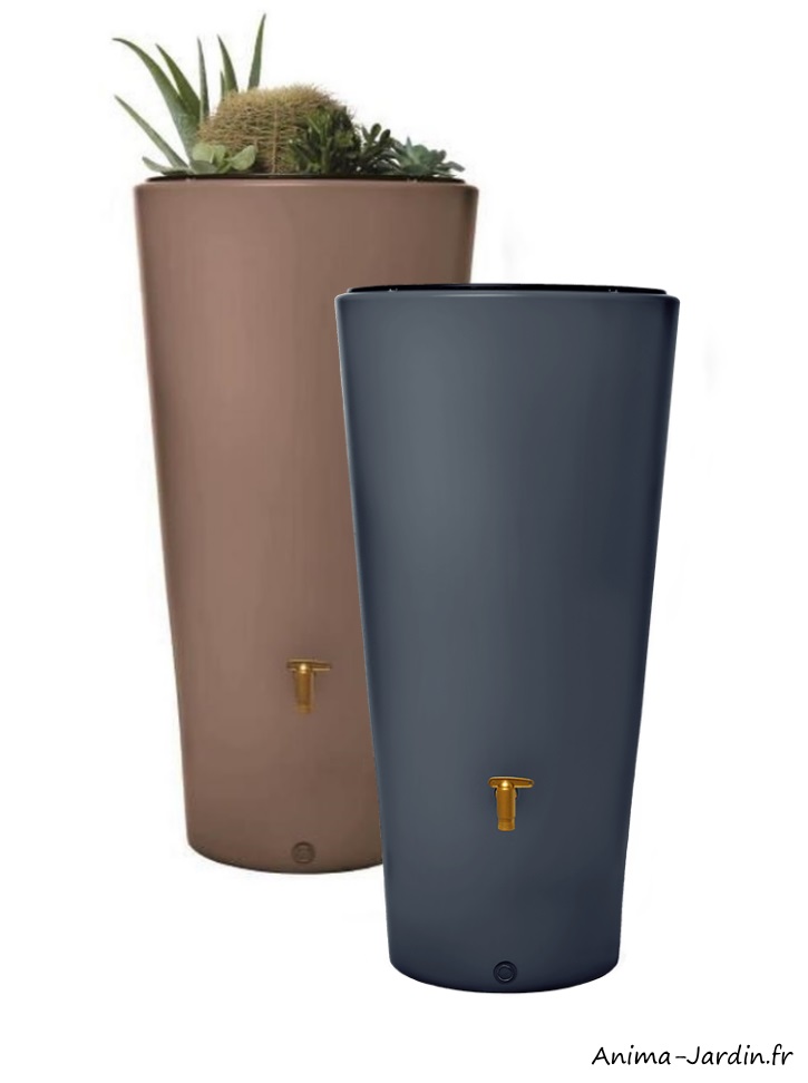 Récupérateur d'eau de pluie 220L, Vaso, 2 en 1, avec bac fleurs, GRAF,  achat, pas cher