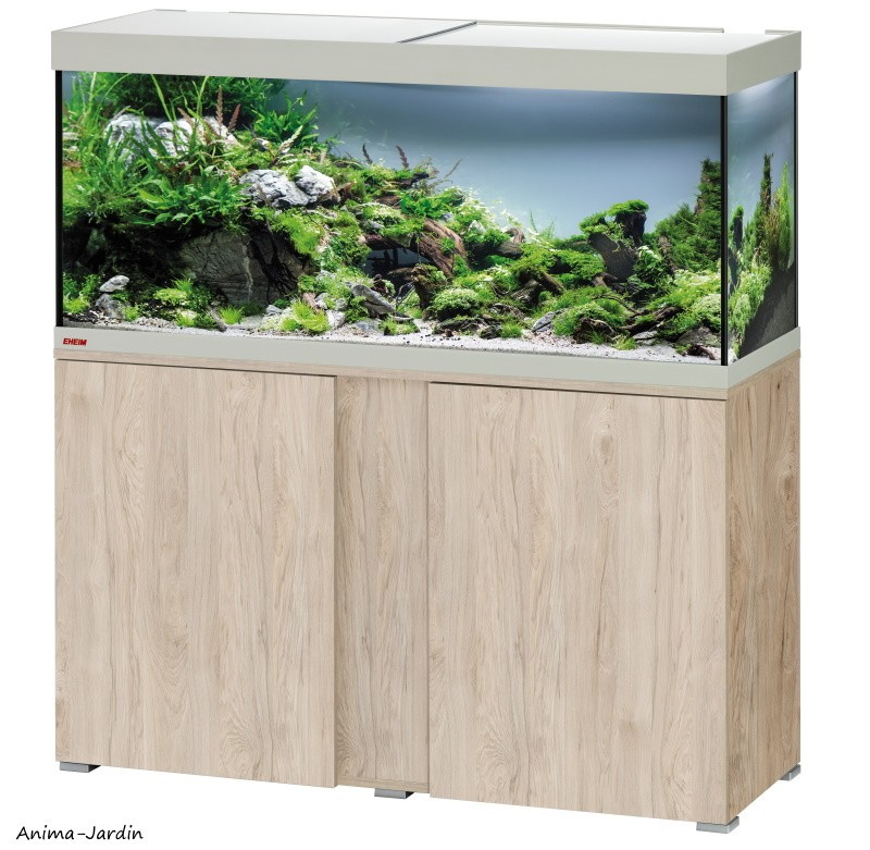 Aquarium Vivaline LED 240 avec meuble-kit complet-éclairage-filtre-chauffage-Eheim-Anima-Jardin.fr