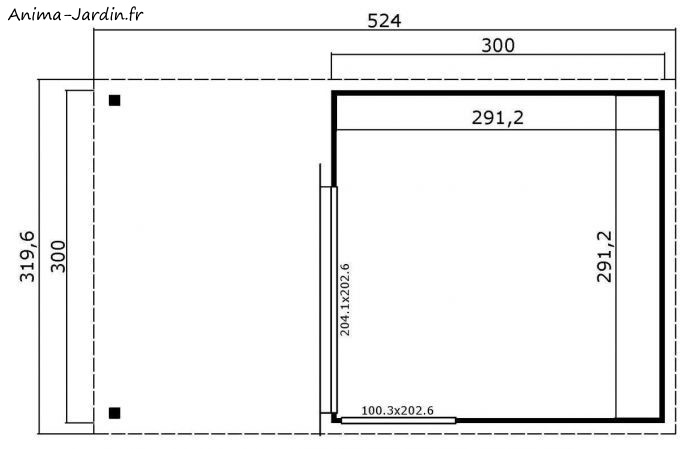 abridejardin-domeo2plus-8.48m²-chat-pascher