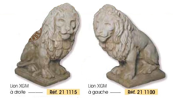 LION en pierre