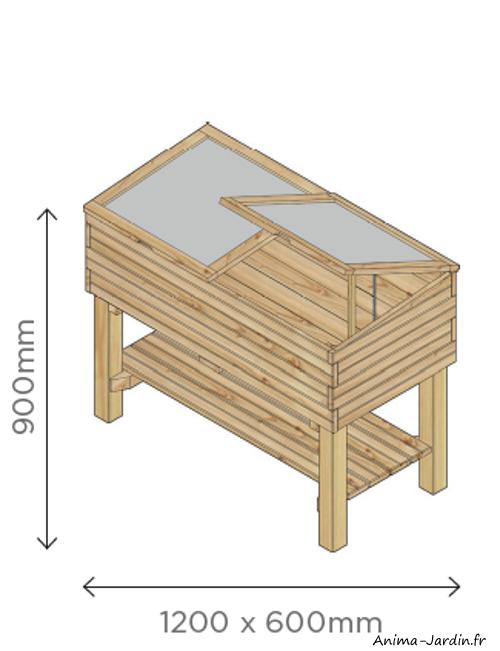 carré-potager- sur-pied-serre,2-cases-bois-potager-exterieur-solid-achatpas-cher-anima-jardin.fr