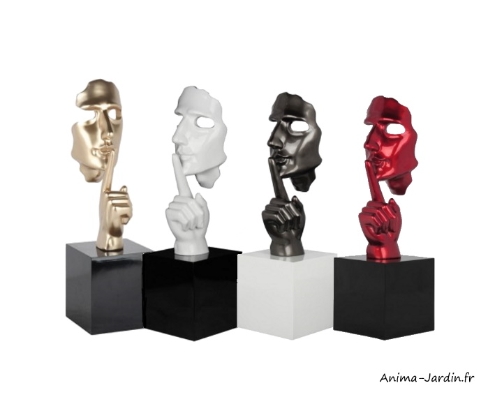 sculpture-secreto-visahe-h57-decoration-interieur-socadis-achat-pas-cher-anima-jardin.fr