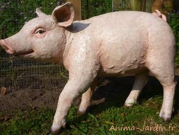 cochon-rose-en fibre-60cm-animal-de-la-ferme