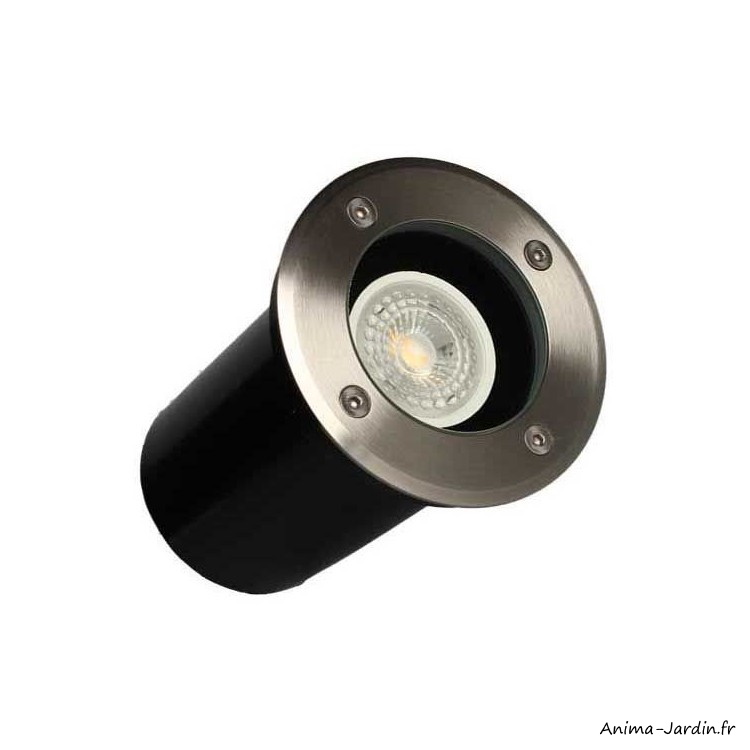 Spot LED de sol, Tulip, Arlux, éclairage extérieur, design, inox, 5W 3000K IP67-Anima-Jardin.fr